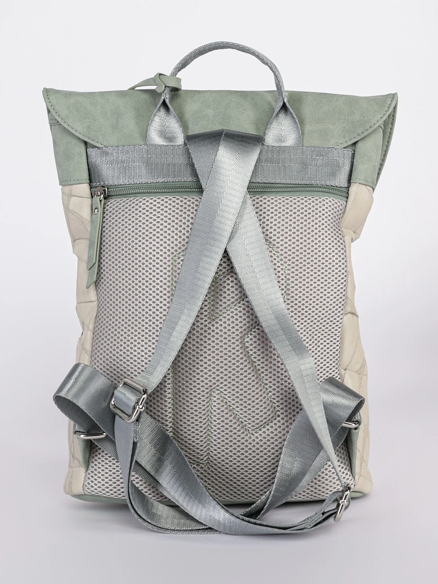 Рюкзак зеленого цвета комбинированный